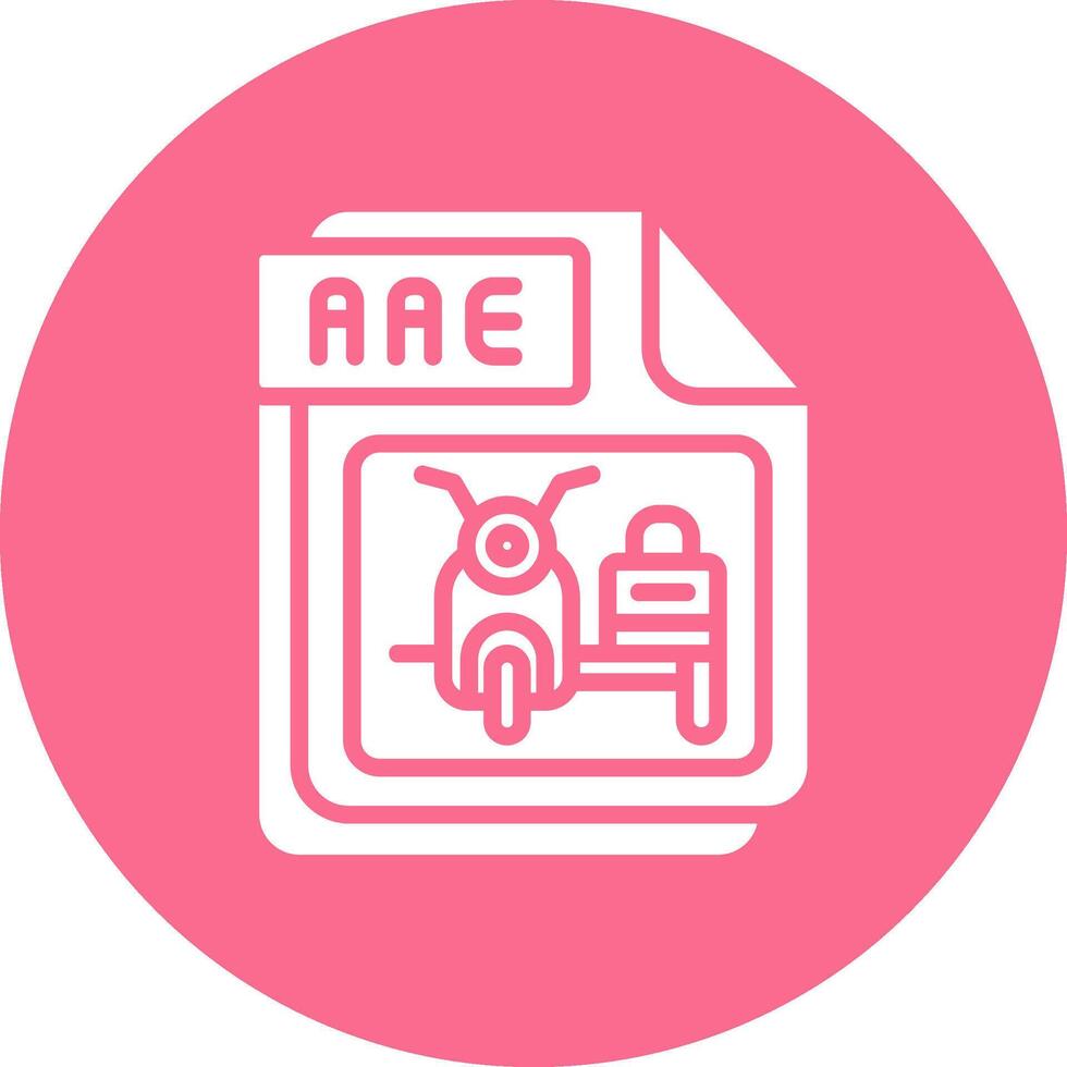 aae codificado ui símbolo vector