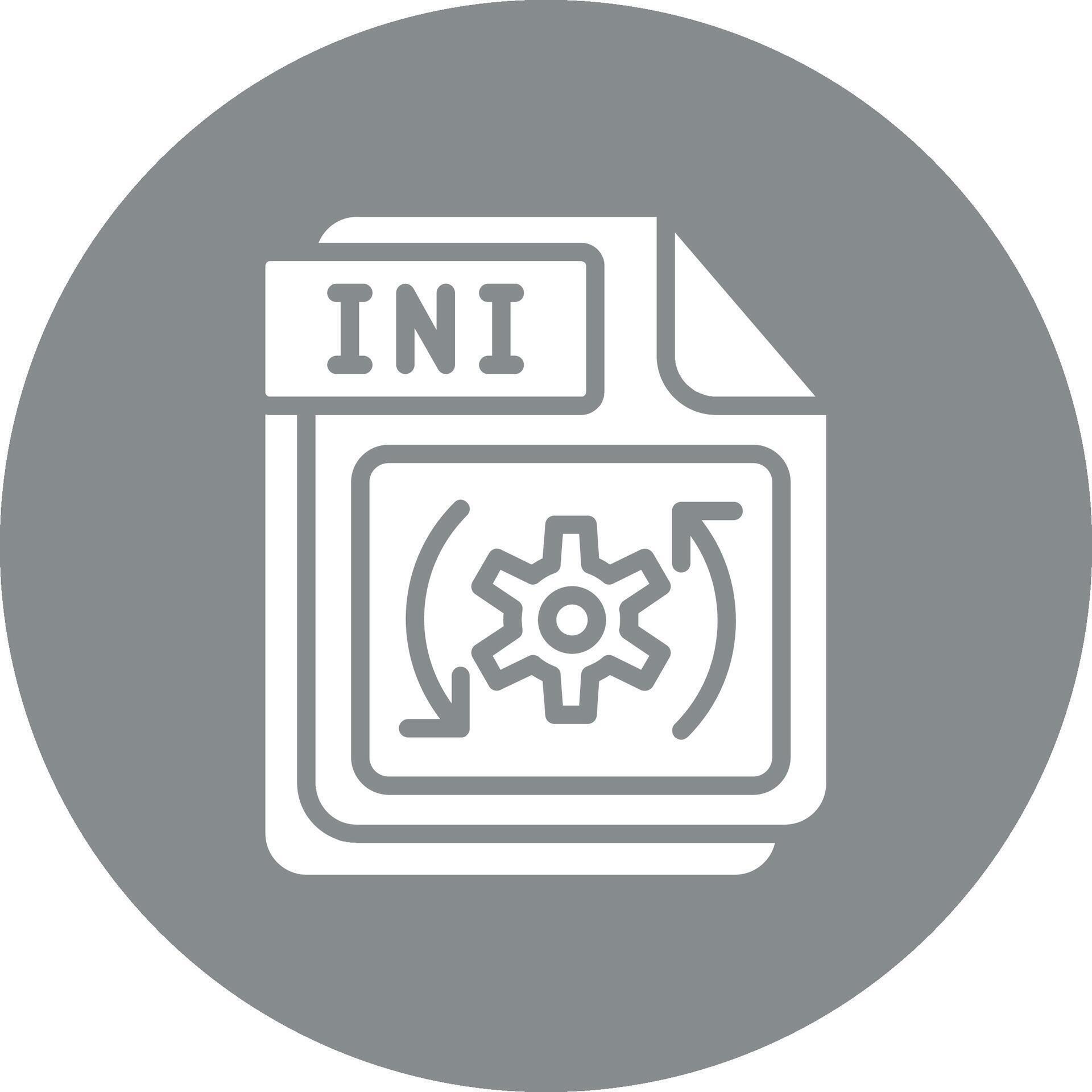INI Solid Fill Symbol 68310740 Vector Art at Vecteezy