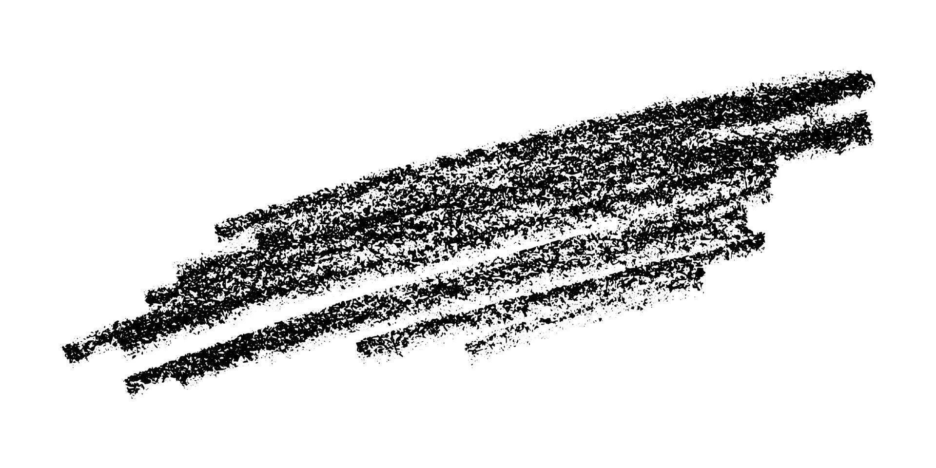 Brush paint stroke texture swatch Hand painted background Ink scribble dab clipart Paint smudge for tags and stamps design seventeen vector