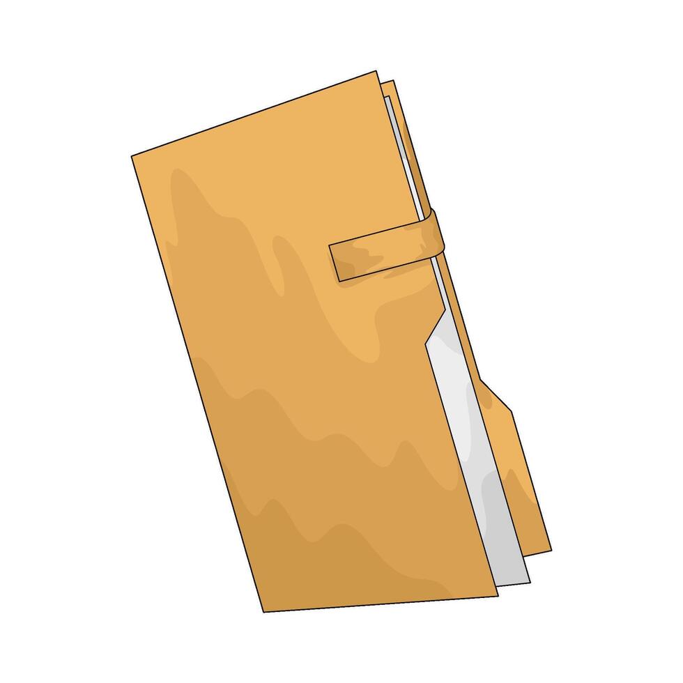 Illustration of an Closed Folder vector