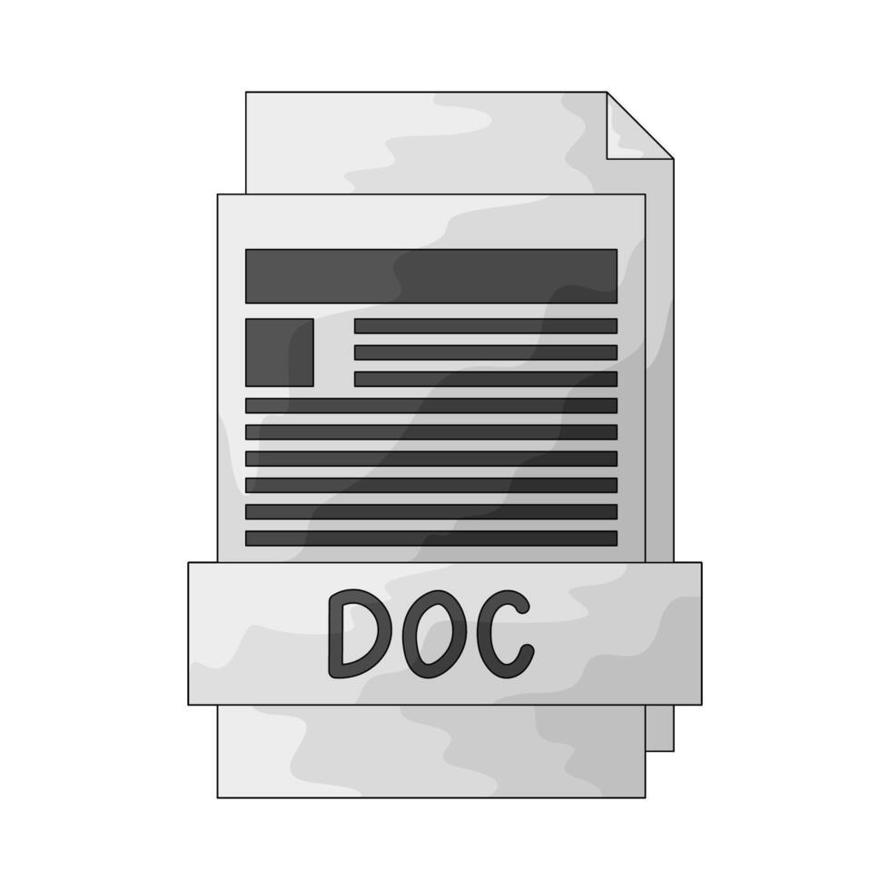 Illustration of Copy Document vector