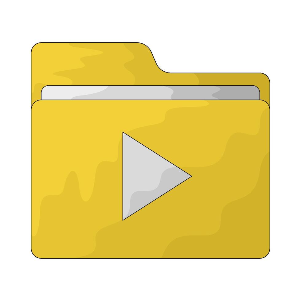 illustration of a Movie Folder vector