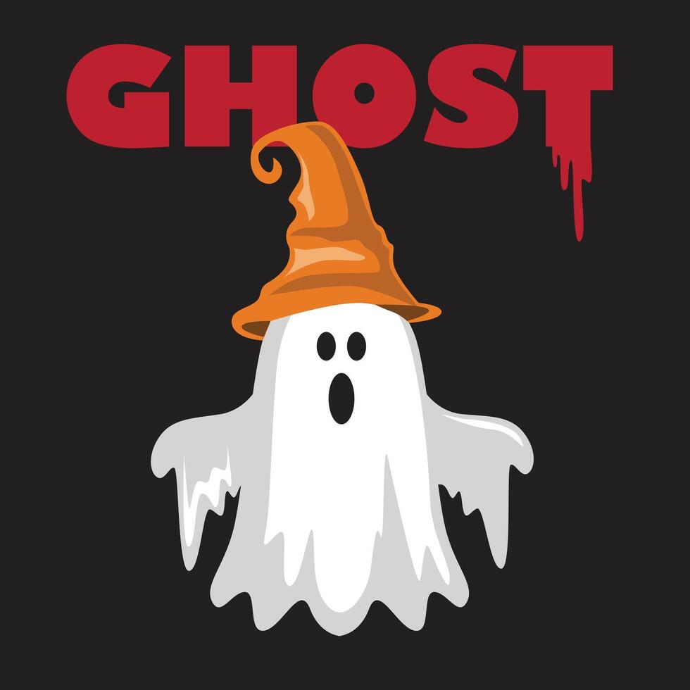 Halloween Ghost Illustration Collection of various scary and funny ghosts vector