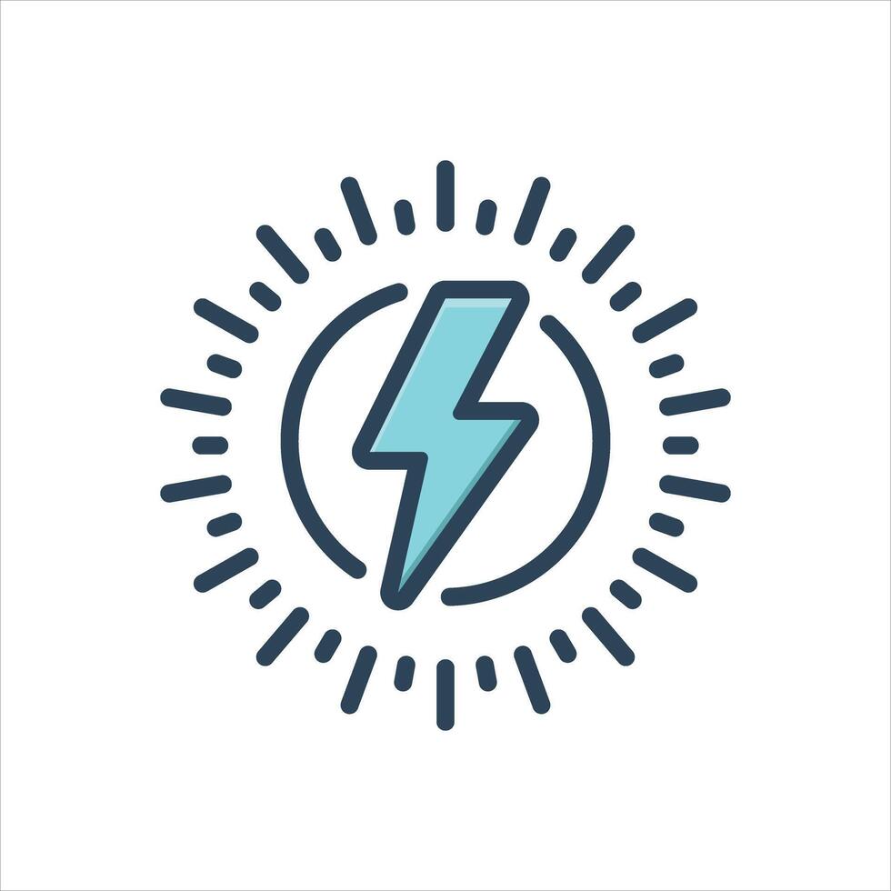 Color icon energy vector