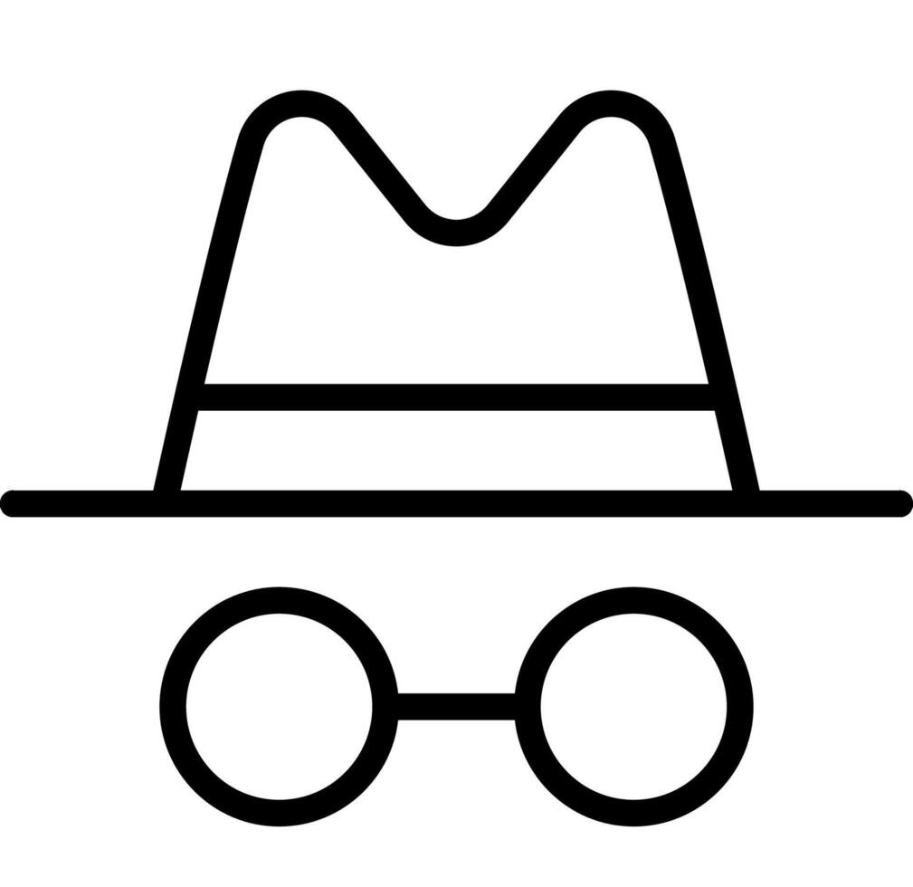 Hide from Public Icon vector