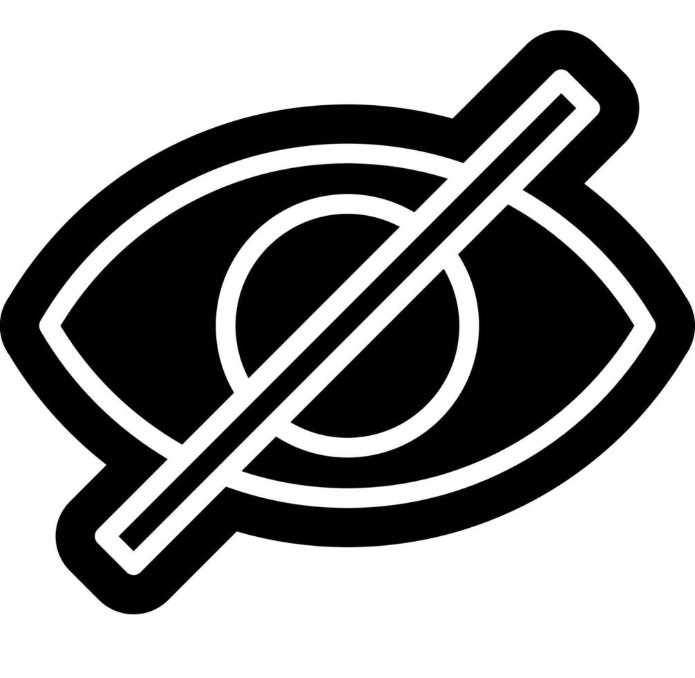 Blurred Visibility Symbol vector