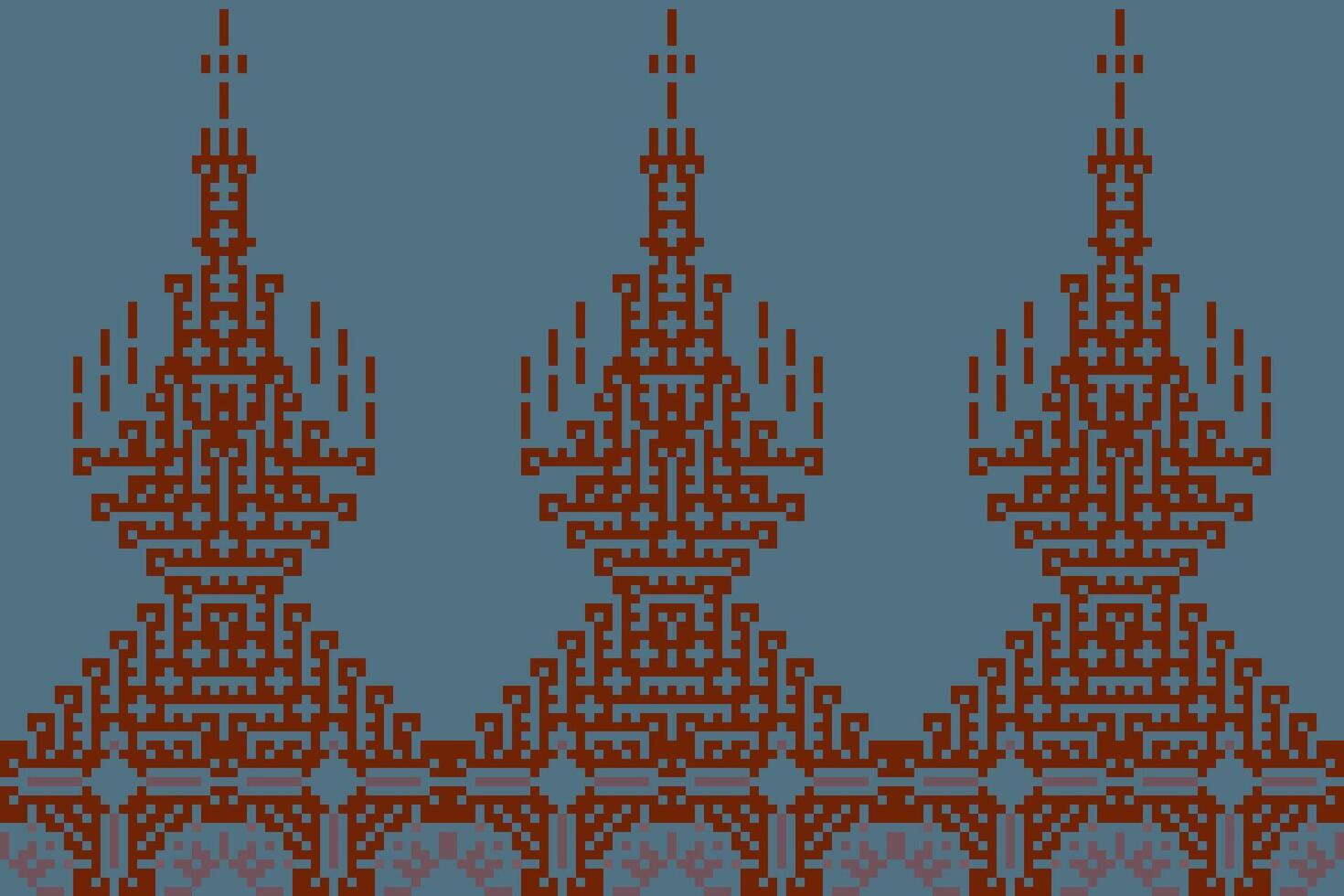 Background Ethnic Ethnic Pattern Designfolk Embroidery, Aztec Geometric Ornament Print. Design for Carpet, Wallpaper, Clothing, Wrapping, Fabric vector
