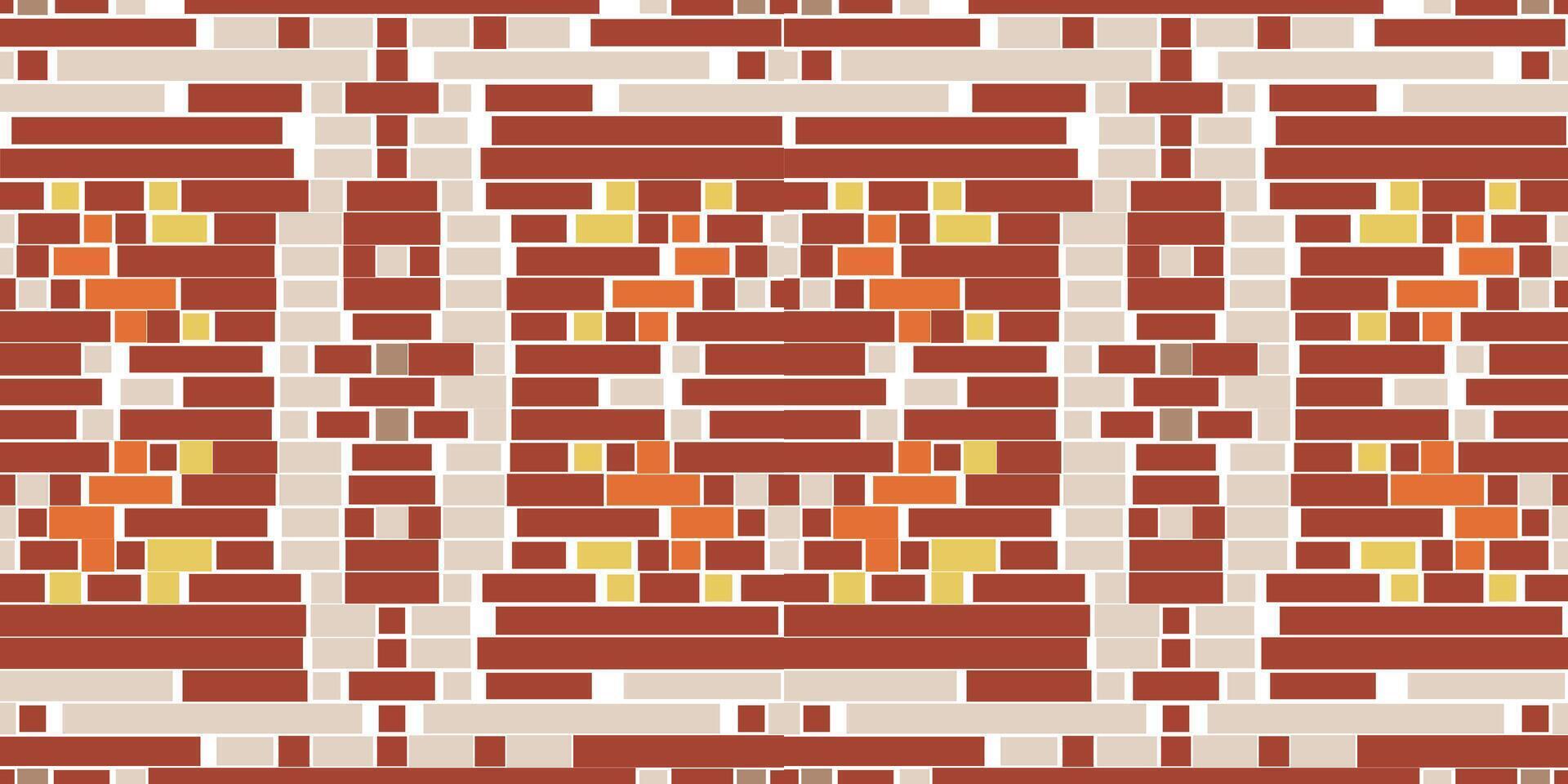 Pixelated Simple Arabic Geometric Patternfolk Embroidery, Aztec Geometric Ornament Print. Design for Carpet, Wallpaper, Clothing, Wrapping, Fabric vector