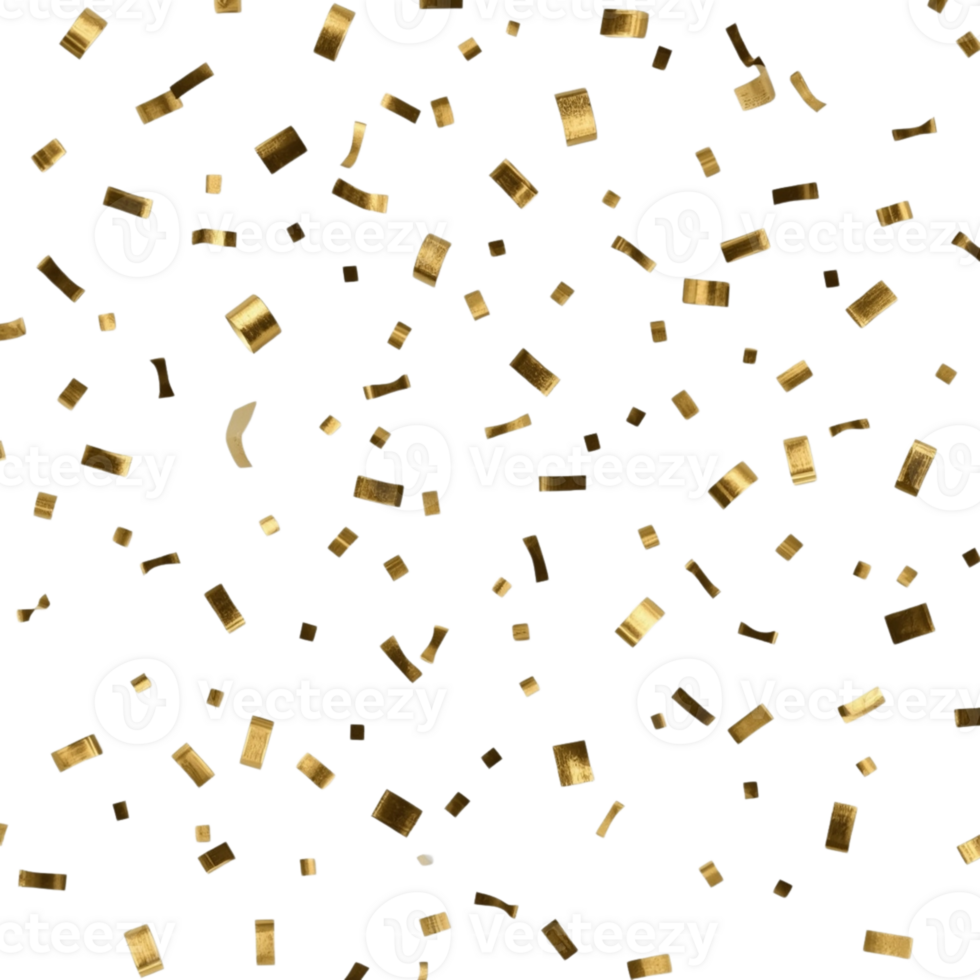 radiant golden particles for decoration png