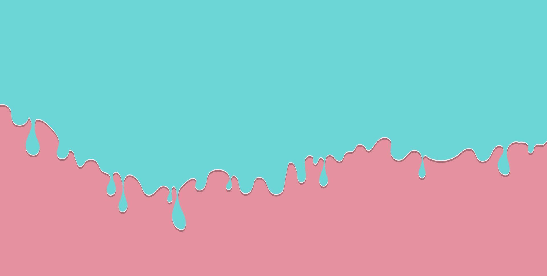 Abstract Dripping Paint Modern Banner for Branding vector
