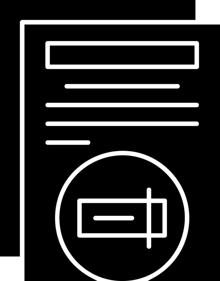 Rename Glyph Icons vector
