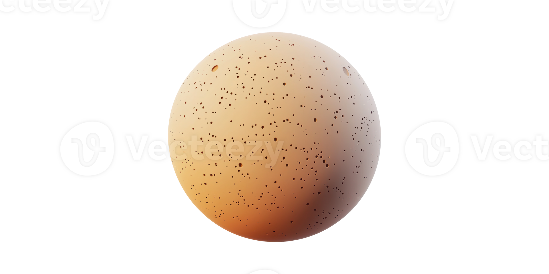 Speckled Egg. Symbol Of Fertility And New Beginnings Isolated On Transparent Background png