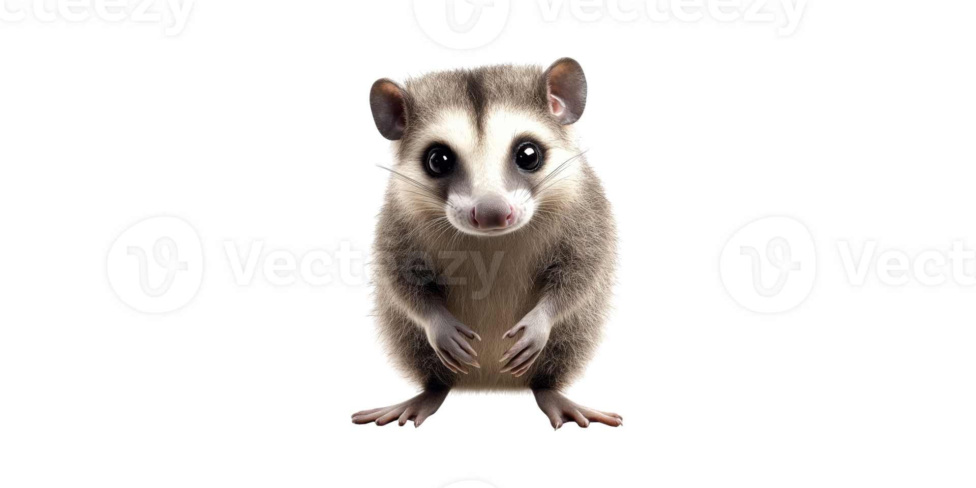 Cute Cartoon Mouse Character With Big Eyes. Adorable And Playful Animal Illustration Isolated On Transparent Background png