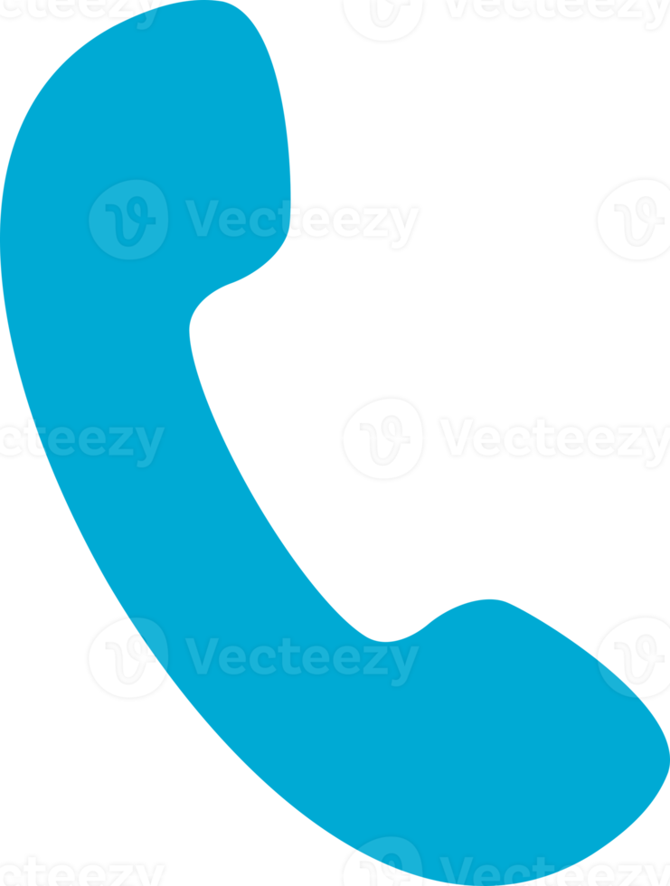 Blue answer the phone png