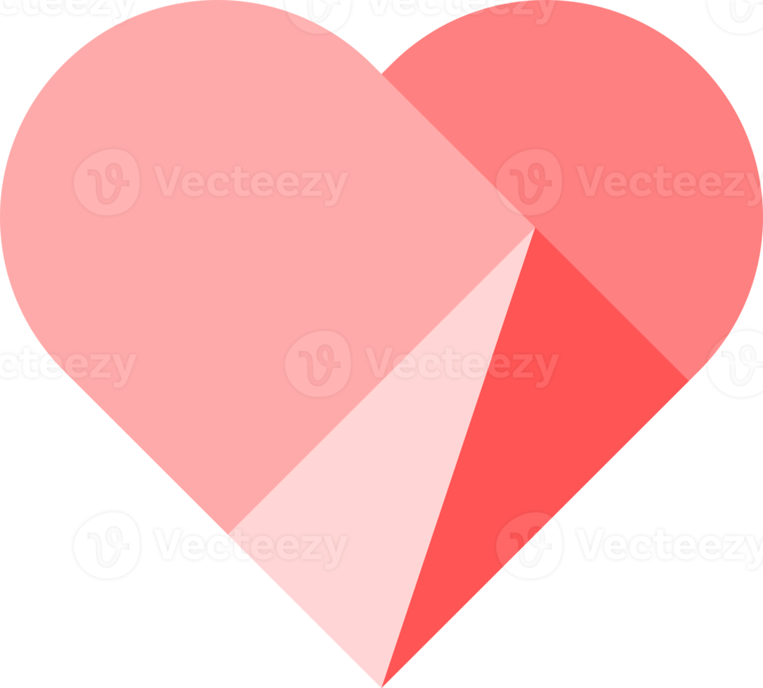 Pink icon doodle heart png