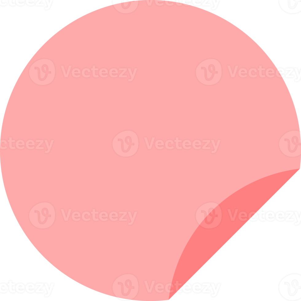 Pink circle icon label ribbon tag png