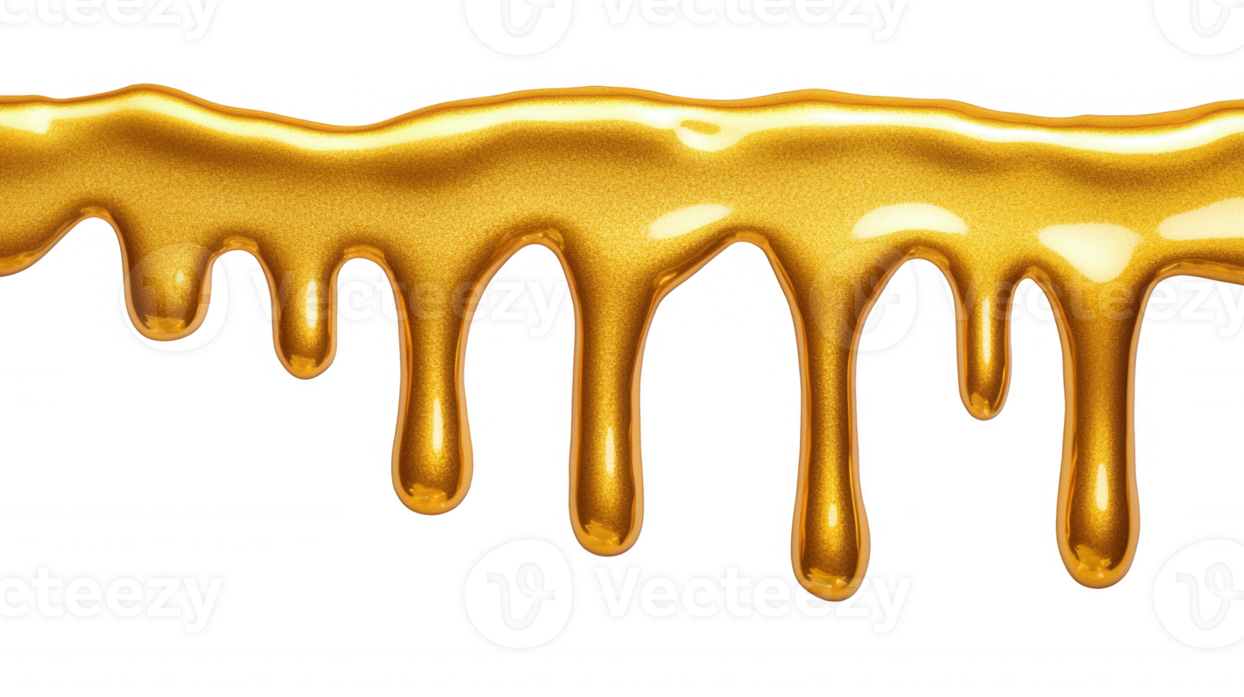 3d icon Golden metallic paint flowing gracefully, dripping liquid elegant movement across transparent surface, embodying with luxury png