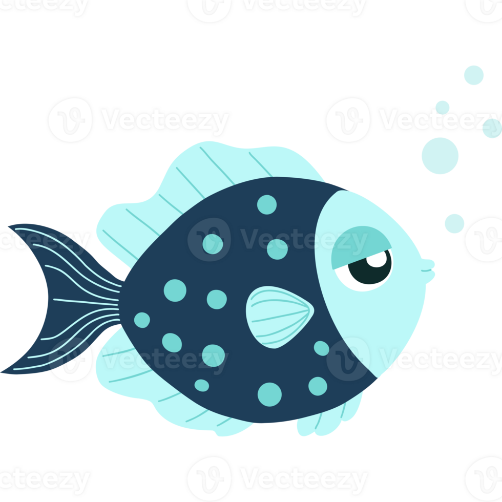 Cute Cartoon Fish png