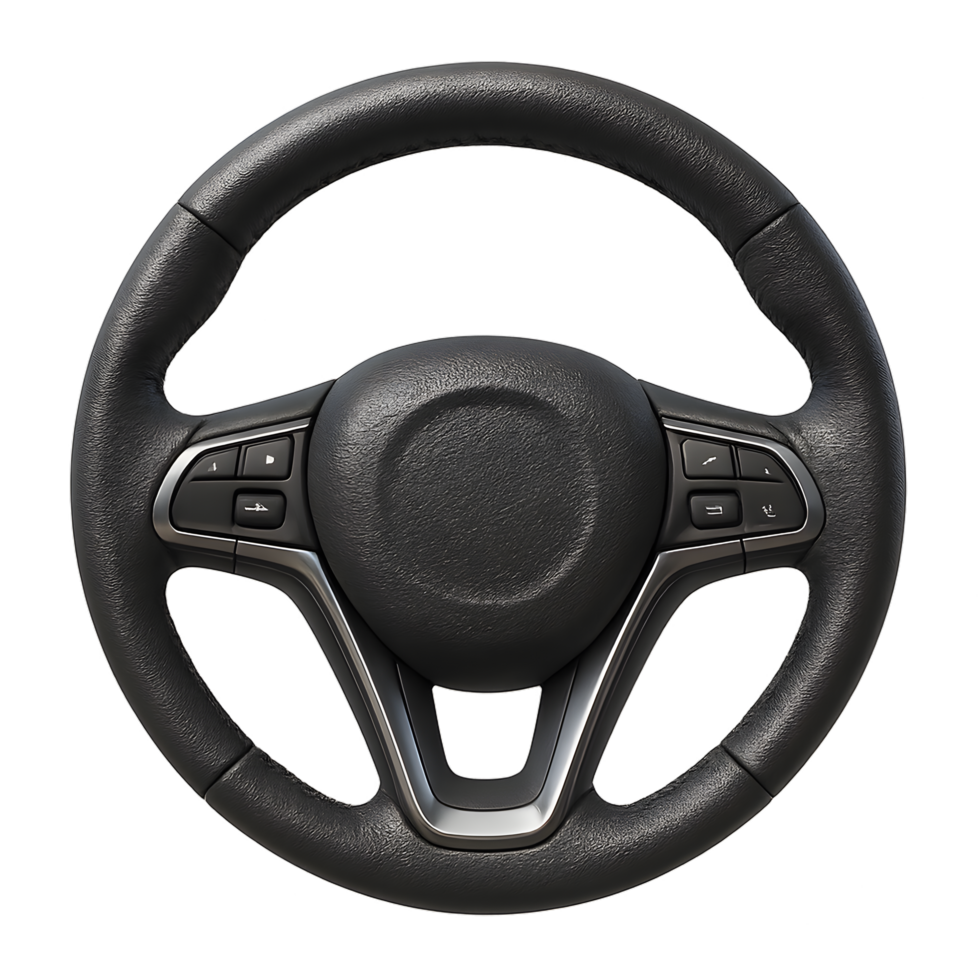 Car steering wheel central control device png