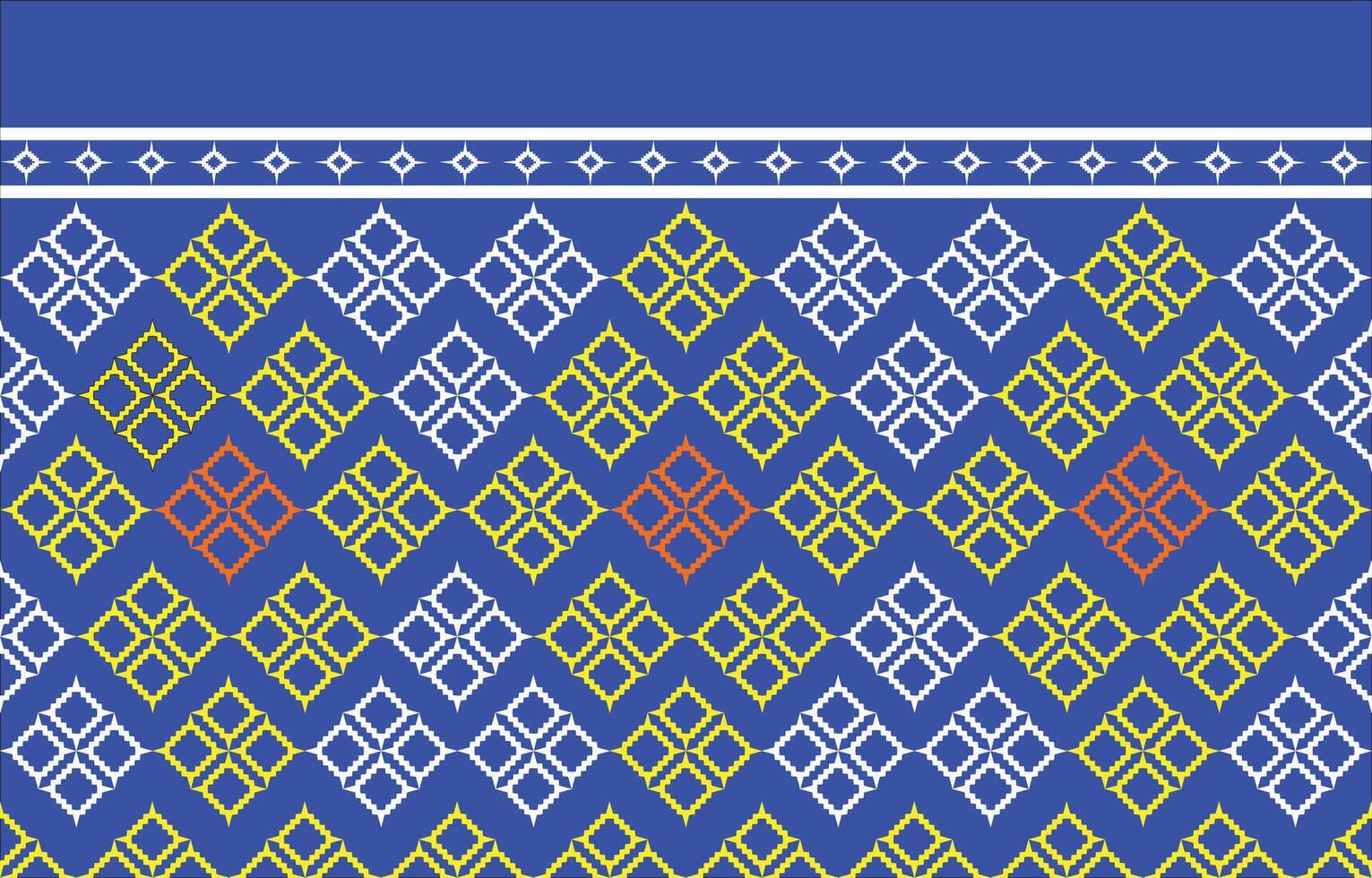 abstract blue and yellow pattern with geometric shapes vector