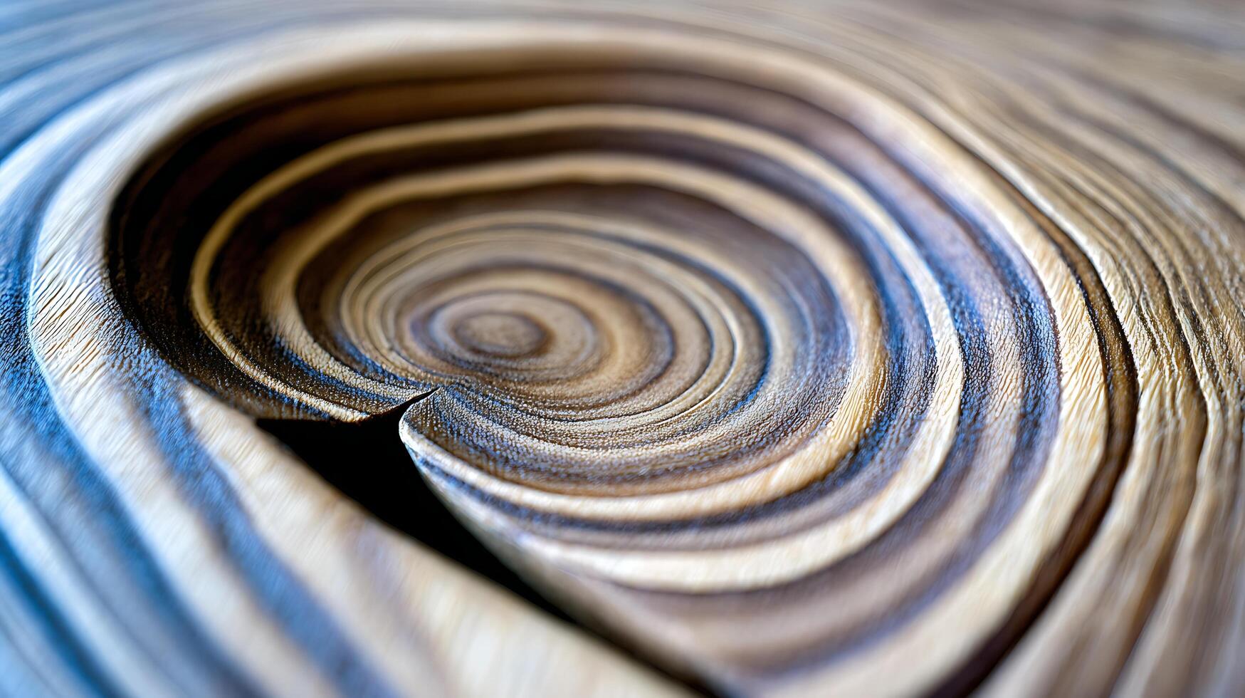 Intricate Wood Grain Swirls Showing Age and Texture Patterns photo