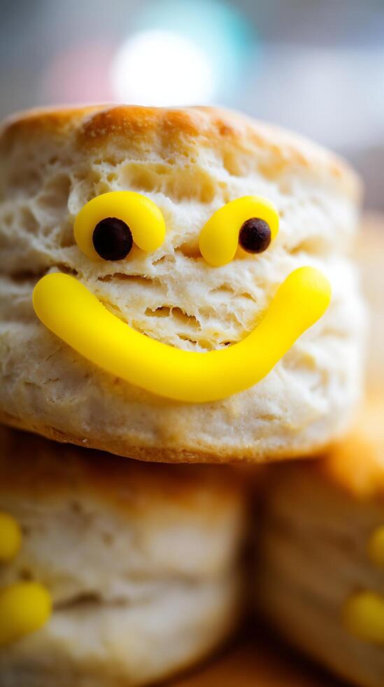 Smiley Face Biscuits That Bring Joy and Sweetness to Your Day photo