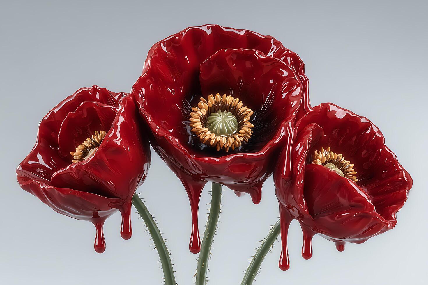 Melted Poppy Bloom photo