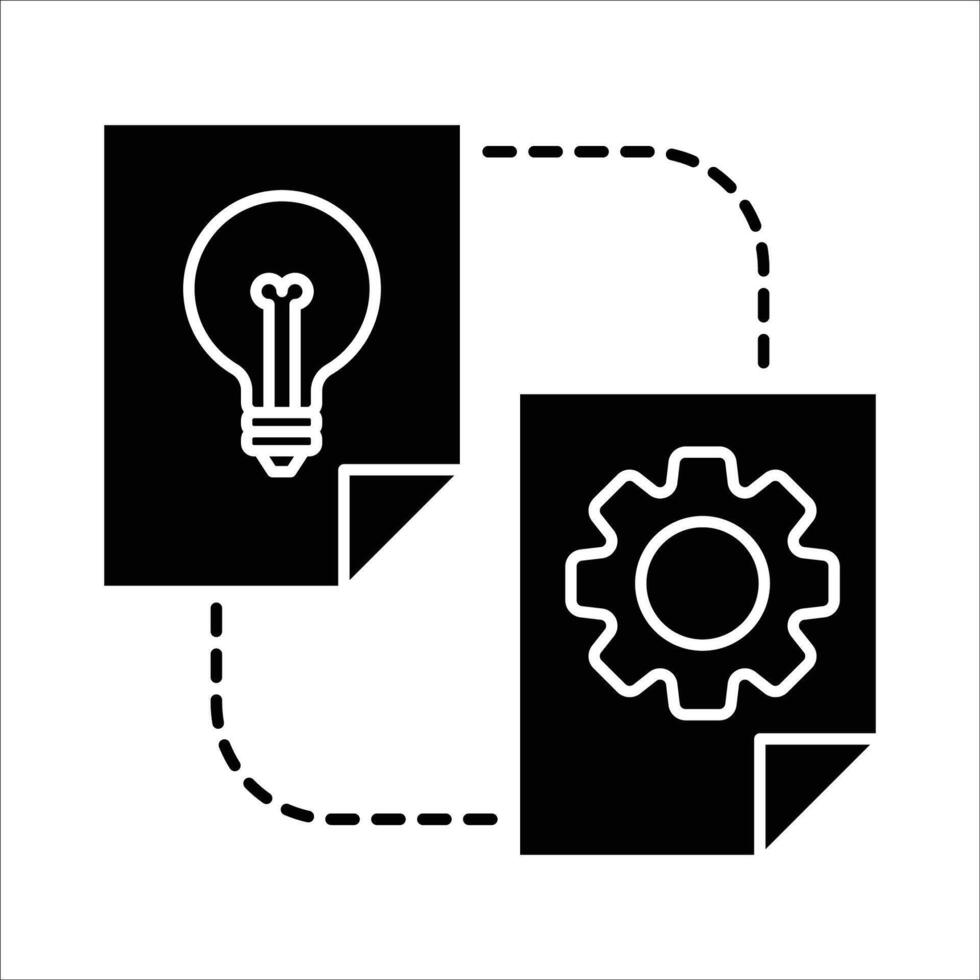 Single Icon Idea. Perfect for Presentation, Website, apps, etc. Icon Solid Style vector