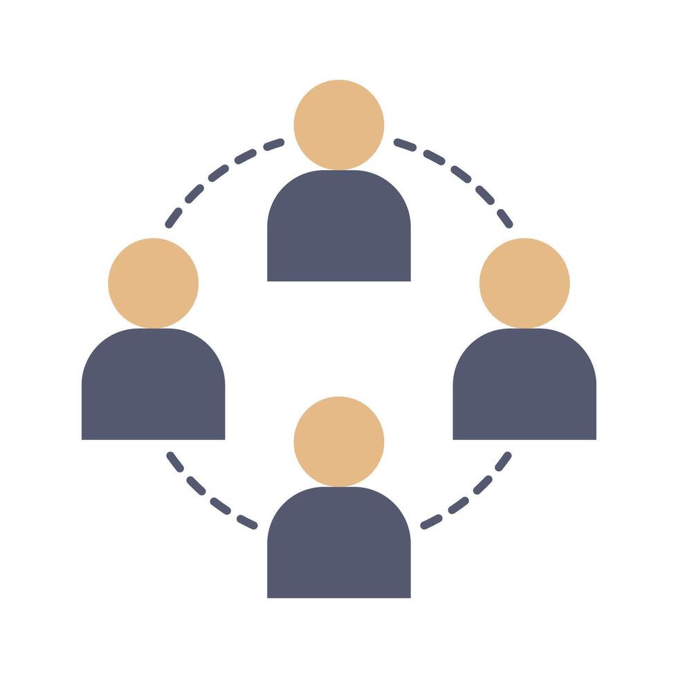 Single Icon Interaction. Perfect for Presentation, Website, apps, etc. Icon Flat Style vector