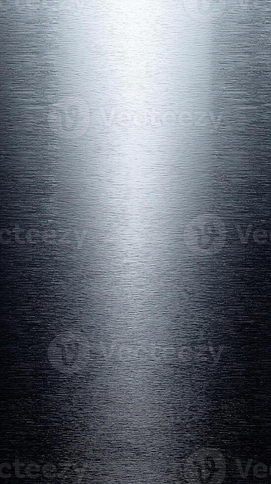 Smooth, reflective surface with gradient of silver tones creates modern and sleek appearance, perfect for backgrounds or design elements. subtle texture adds depth and interest photo