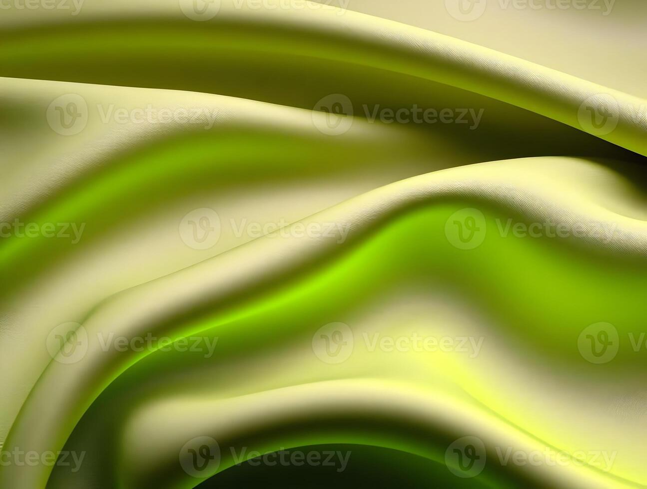 Lime Green Fabric Texture Elegant Draped Silk Background photo