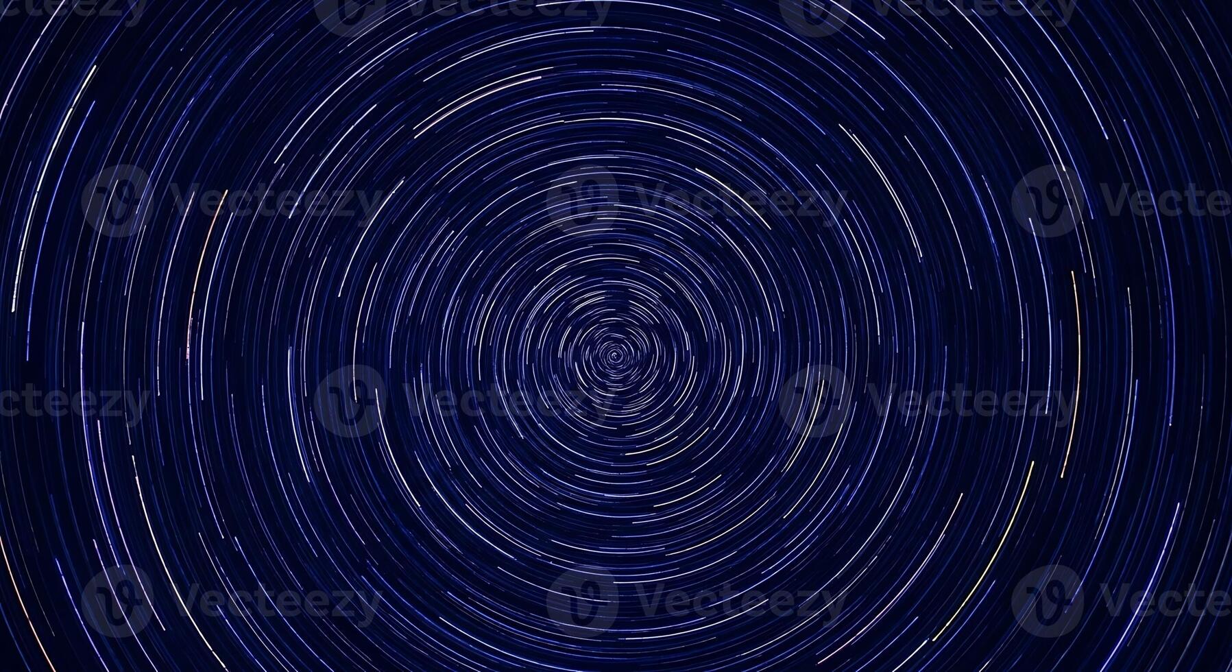 A circular pattern of stars in the sky photo