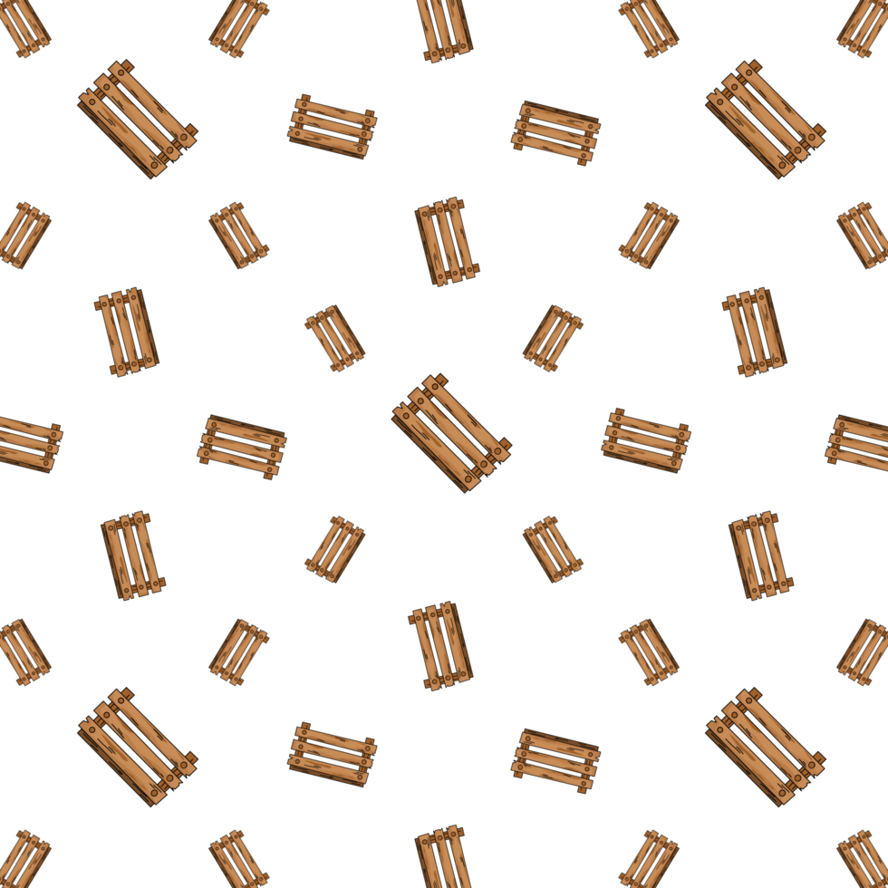 seamless background with small fence png