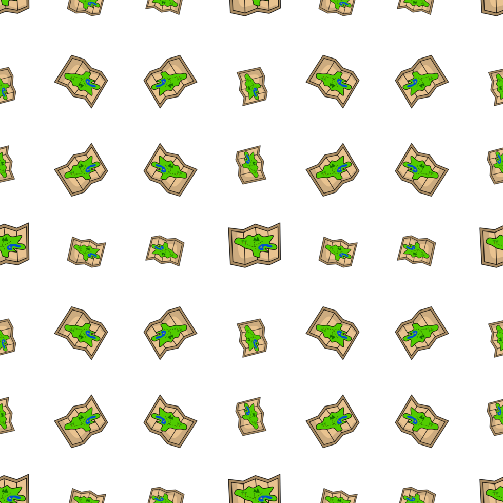 seamless pattern with map png