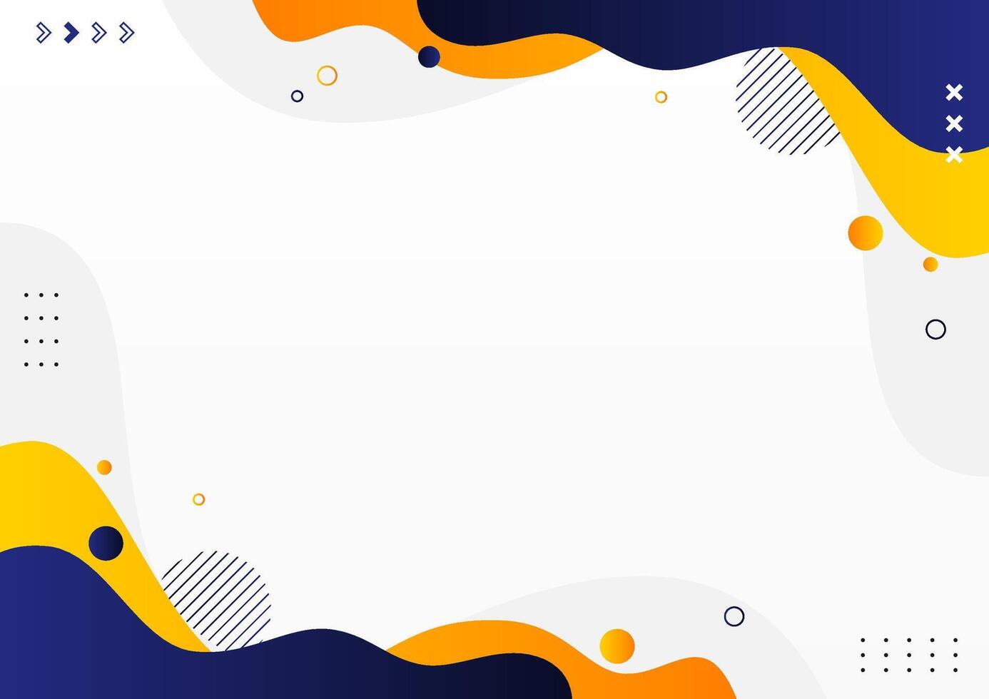 blue orange and white background vector