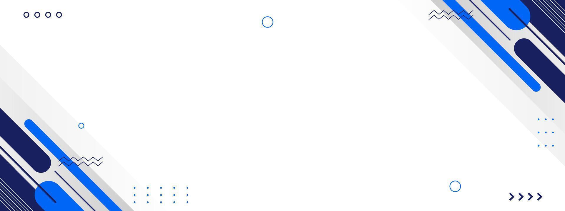blue and white banner vector