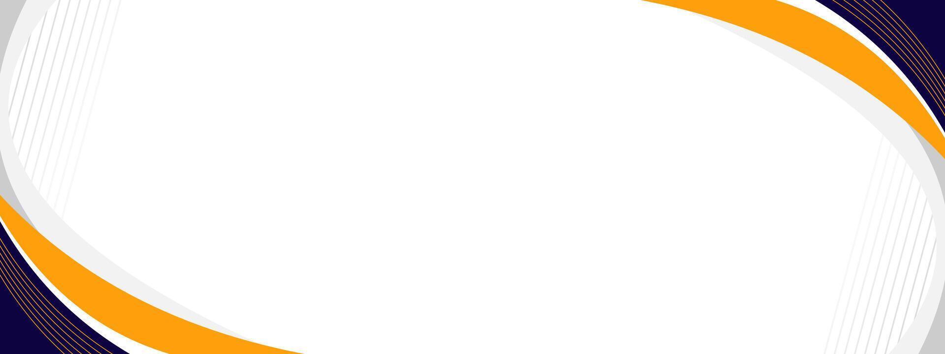 blue orange and white background design vector