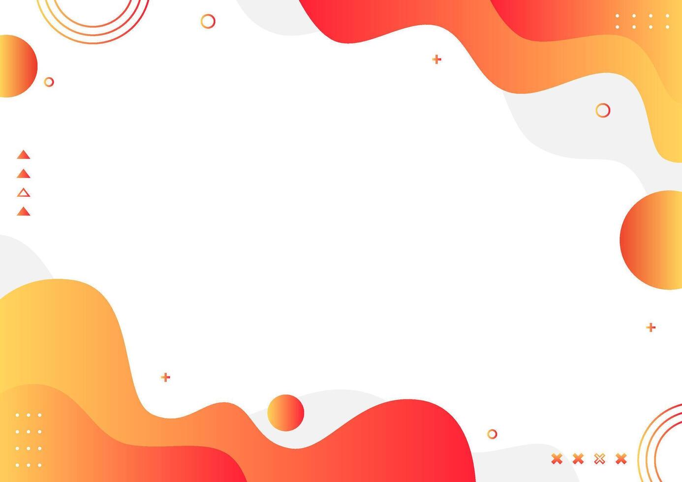 orange and yellow gradient background vector