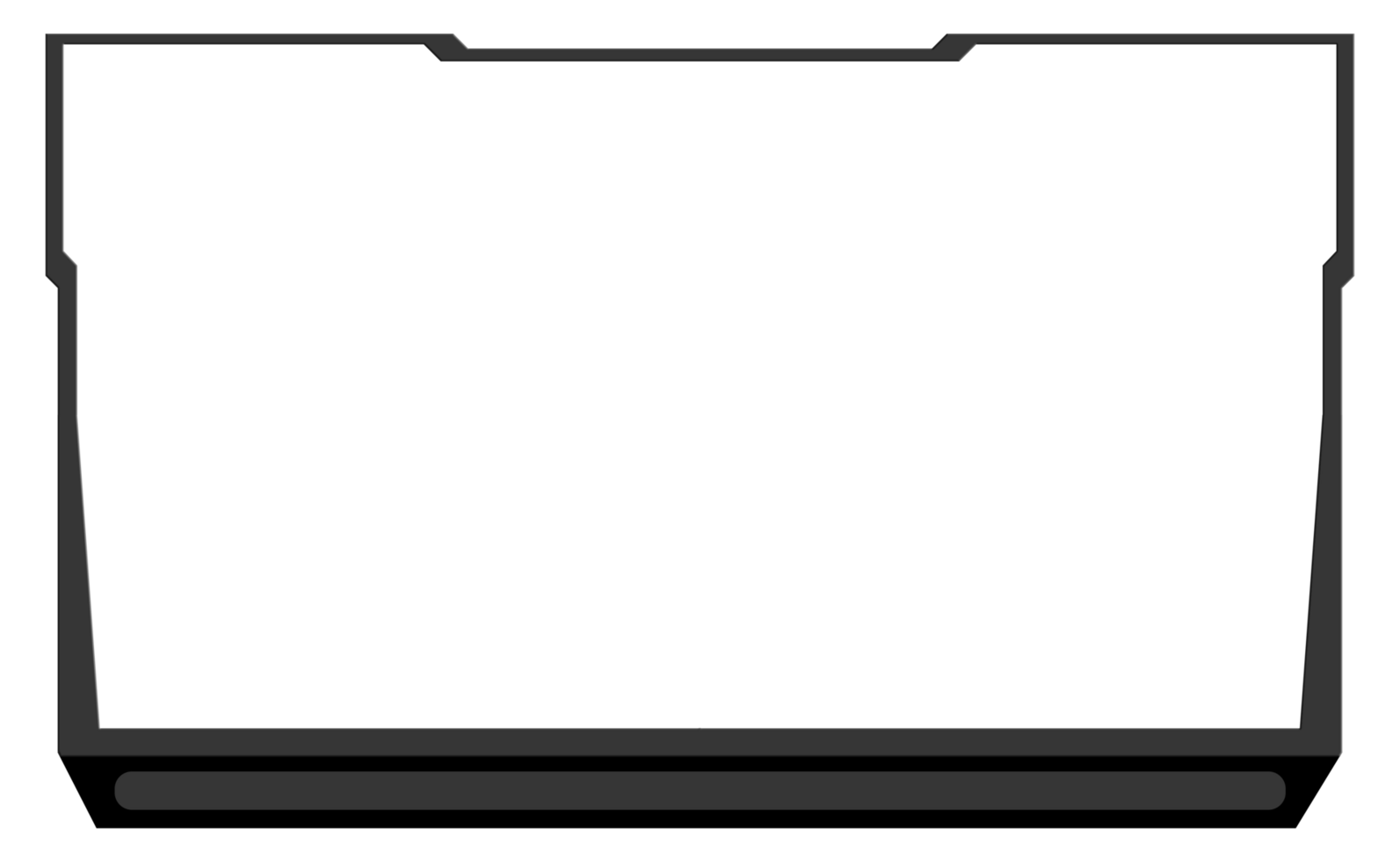 Black-face cam overlay png