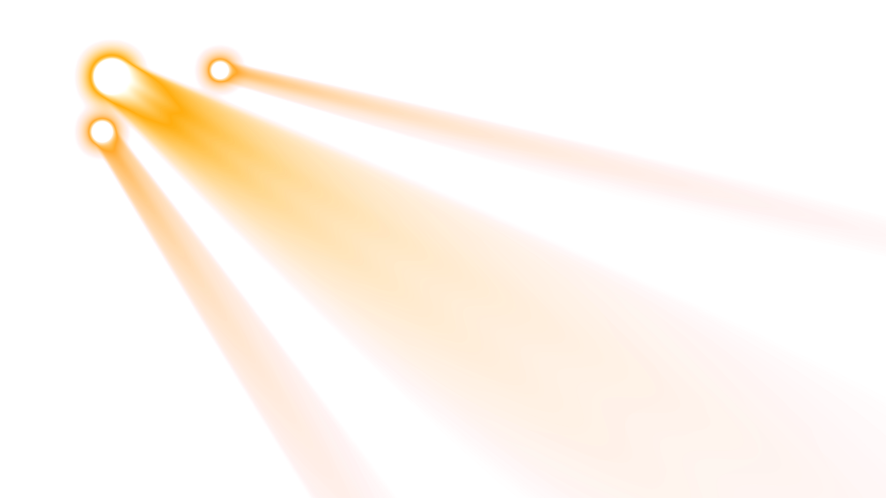 Orange light beam intro with spotlight shining. Perfect for short films png