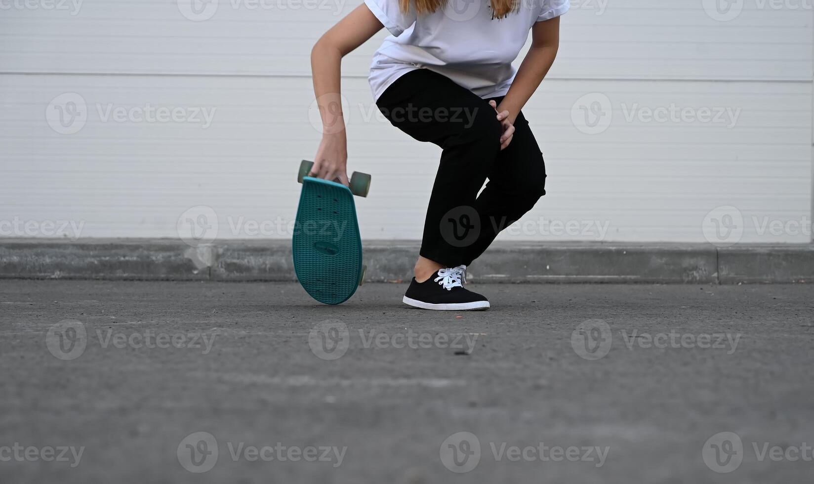 Modern skate scene. photo