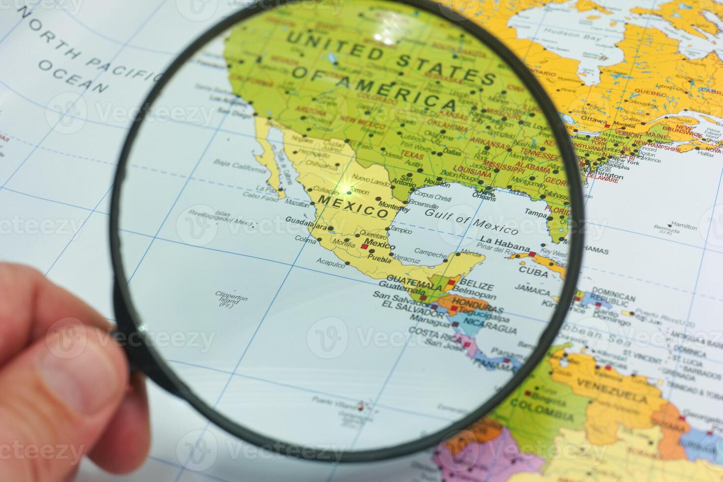 Exploring the geography of north america with a focus on the united states and mexico photo