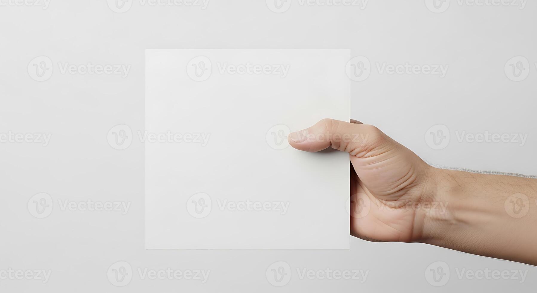 Square Card in Hand photo