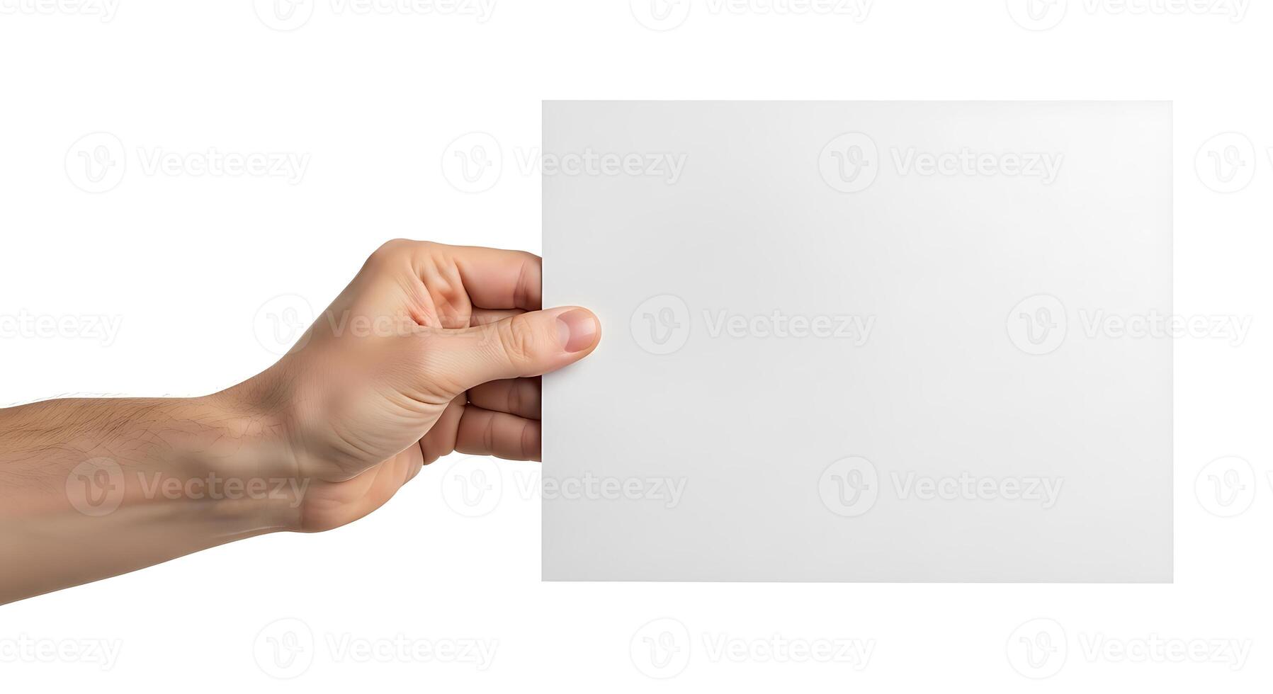 White Paper Sheet Hold by a Human Hand photo