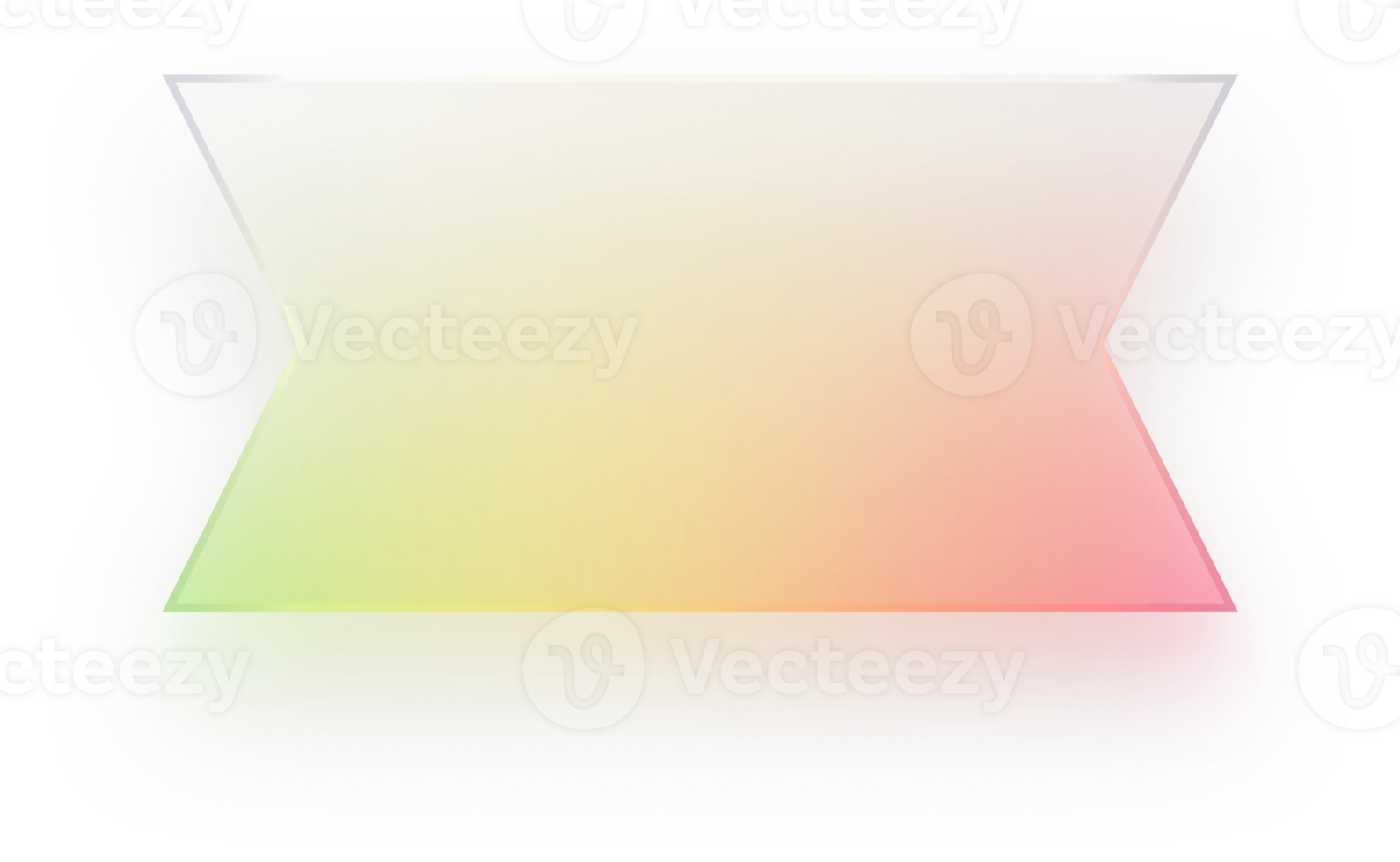 Arrow Glass Effect Arrow Rainbow Arrow Gradient Block Concave Arrow Shape Tag Sale Label Badge Transparent png