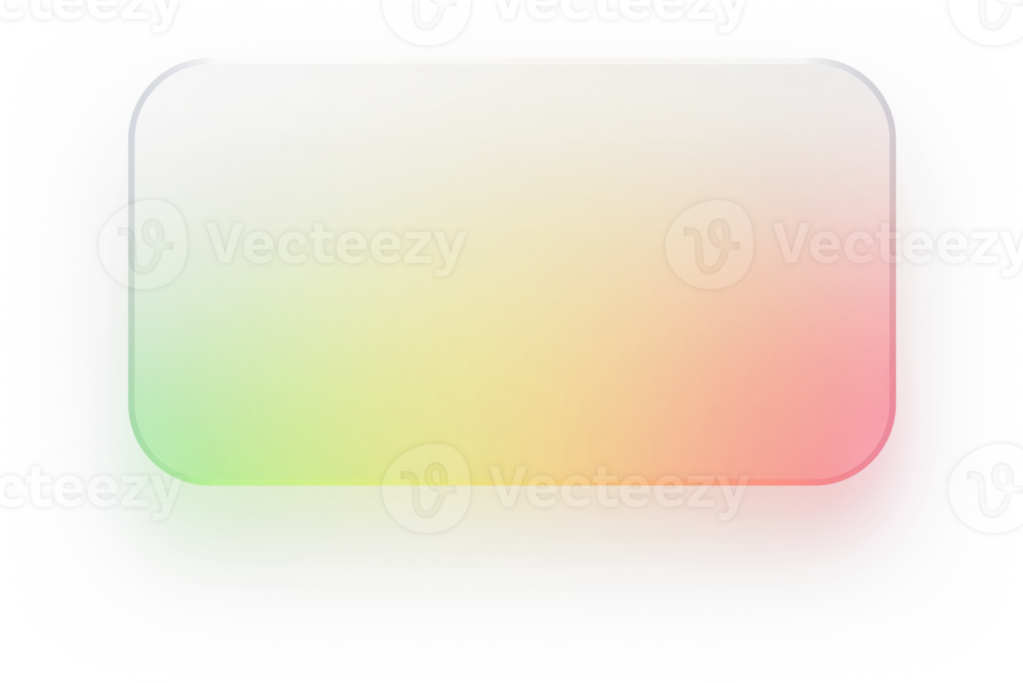 botón vaso efecto botón arco iris botón degradado redondeado rectángulo bandera botón sitio web transparente llamada a acción png