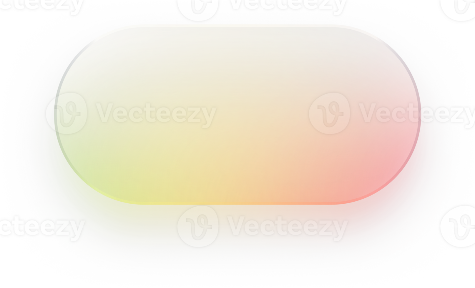 Button Glass Effect Button Rainbow Button Gradient Rounded Rectangle Banner Button Website Transparent Banner png