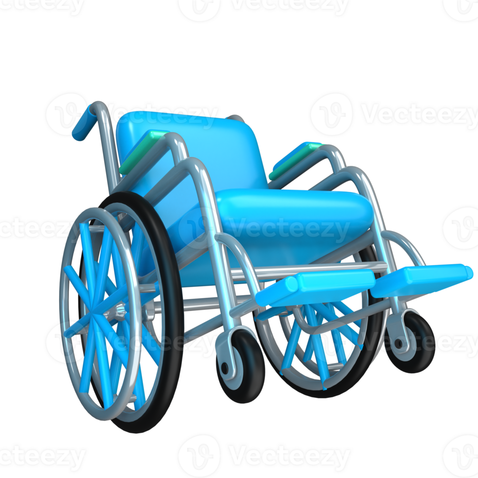 Wheelchair 3D Illustration png