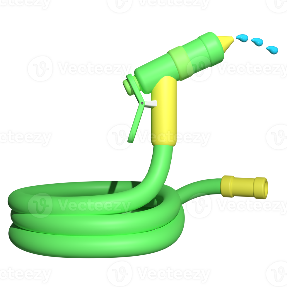 Garden Hose 3D Illustration png
