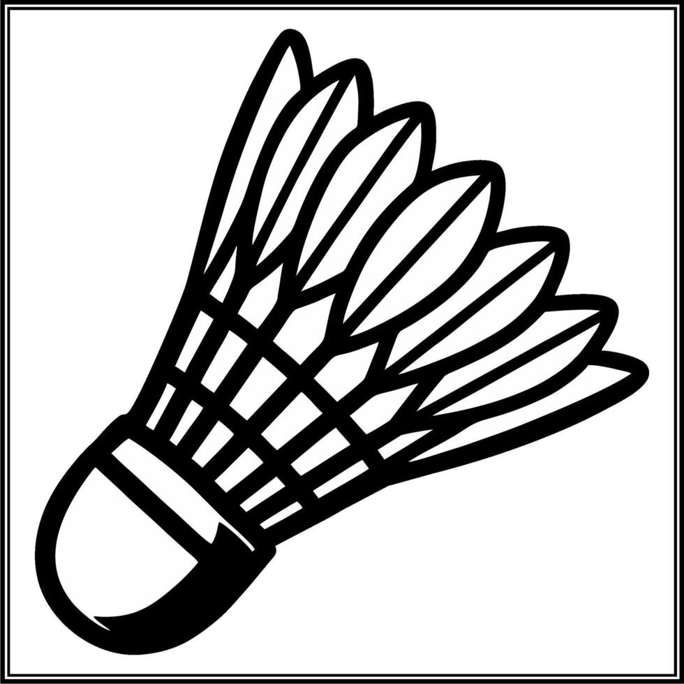 Badminton Shuttlecock Illustration vector